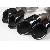 Tuyaux d'échappement de voiture en acier inoxydable pour porsche Cayenne 3.0T 2015-2017