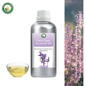 Olio Essenziale di Salvia Sclarea 100% Puro e Naturale, Rivitalizzante per la Pelle, Colore Personalizzato, OEM/ODM Privato, Prezzo all'Ingrosso - Product Image 1