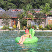 Chaise gonflable flottante de piscine LC Cactus, mobilier de piscine d'eau, pour adultes