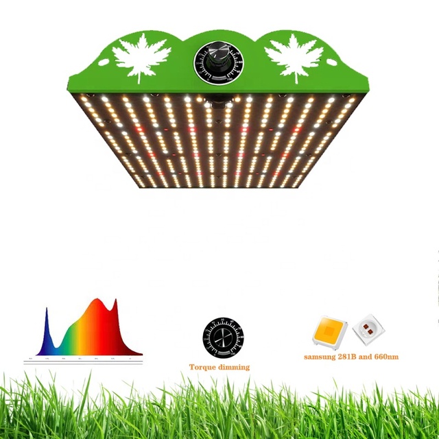 Sanyiba 120W Full Spectrum LED Grow Light with Aluminum Body for Indoor Plants Bloom Support