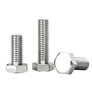 Fixations Jucheng – Kit de boulons hexagonaux en acier inoxydable 304 M4 M5 M6 M8 M10 M12 M16, Grade A Classe 8.8 DIN933 pour l'industrie de la construction - Product Image 2