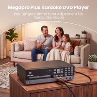 XWJ OEM ODM Lecteur VCD portable 12 pouces HD 1080p pour joueur USB 2.0, système home cinéma avec télécommande et câble vidéo HD