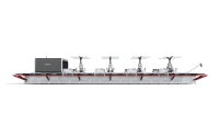 Nueva Máquina de Serigrafía Híbrida Automática de Alta Velocidad Xmay con 18 Cabezales Ricoh Gen6, Tinta de Pigmento, Impresión Directa a Textil (DTG) sin Bordes, 450PCS/H