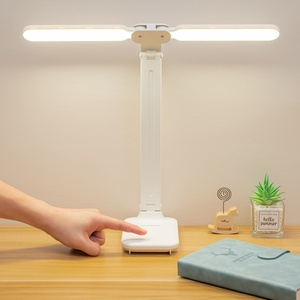 Support de téléphone portable avec lampe d'étude LED à double tête, protection oculaire, intensité réglable - Product Image 4