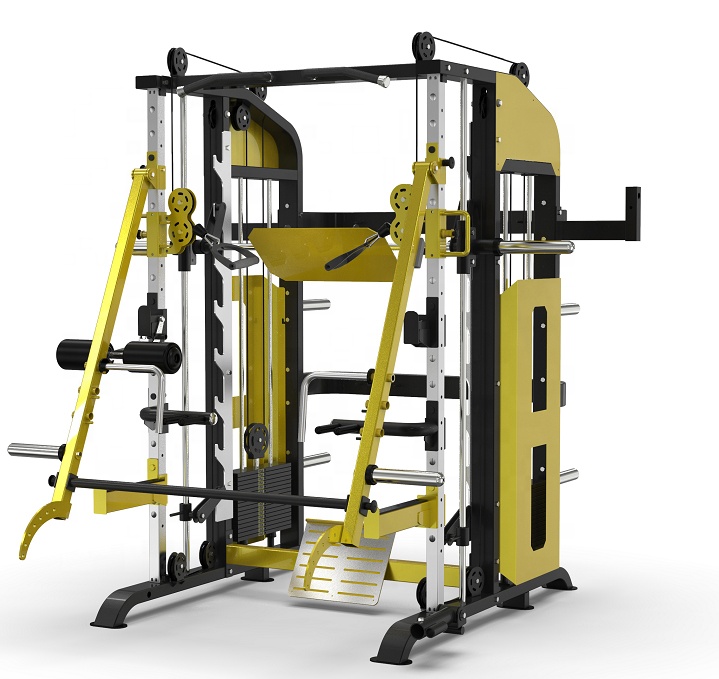 Кабель для бодибилдинга, кроссоверная многофункциональная силовая клетка, стойка для приседаний с тяжелой атлетикой, тренажерный зал, Смит-машина