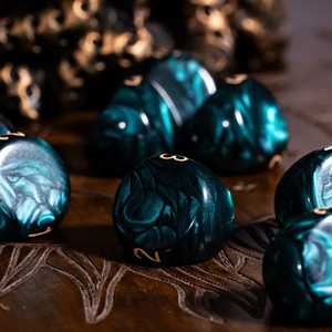 Dés en acrylique personnalisés à 3 faces avec logo personnalisé en 6 couleurs pour les jeux Donjons <span class=keywords><strong>et</strong></span> Dragons - Product Image 5