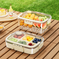 Conteneurs de préparation de repas en plastique de qualité alimentaire pour le camping en plein air, boîtes de conservation des aliments, boîtes à lunch bento