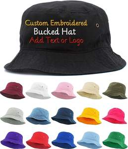 <span class=keywords><strong>หมวก</strong></span>ปักโลโก้แบบกำหนดเองหมวกพิมพ์ดิจิตอลหมวกทรงถังสีสันสดใสพับได้เดินทางปีนเขาหมวกชาวประมง - Product Image 1