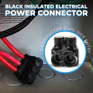 Conector De Alimentação Elétrica Em-Linha Conectores De Fio Elétrico Plástico Conector Terminal Multi Tap Isolado À Prova D 'Água