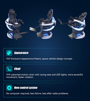 Silla Simuladora de Movimiento para Cine 9D VR Comercial YHY Guangzhou, para Parques de Atracciones Interiores/Exteriores y Centros Comerciales