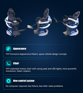 Silla Simuladora de Movimiento <span class=keywords><strong>para</strong></span> <span class=keywords><strong>Cine</strong></span> 9D VR Comercial YHY Guangzhou, <span class=keywords><strong>para</strong></span> Parques de Atracciones Interiores/Exteriores y Centros Comerciales - Product Image 4
