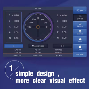 Lensómetro Óptico Profesional con Prueba de Luz UV y Azul, Medición Automática de Distancia Pupilar e Impresión Sensible a la Luz - Product Image 5