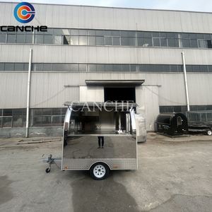 Food Truck Mobile Rond en Acier Inoxydable pour Hamburgers, Glaces, Toasts, Boissons, Machines à Haute Vitesse, Remorque Alimentaire Personnelle pour Entreprise - Product Image 6