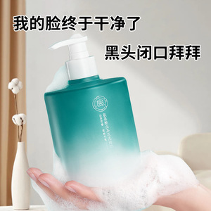 Limpiador facial de aminoácidos y camelia 500ml, hidratante suave para mujeres - Product Image 4