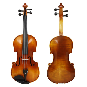 Instrumento musical Fábrica de fabricación al por mayor <span class=keywords><strong>Viola</strong></span> de madera maciza de abeto de 16 <span class=keywords><strong>pulgadas</strong></span> con accesorios de estuche - Product Image 2