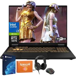 Ordinateur portable de jeu Tuf F16 en gros, 16 pouces, RTX 5070, i7-14650HX, 32 Go de RAM, 1 To de stockage, 165 Hz, FHD Plus IPS, Windows 11 Pro - Product Image 3