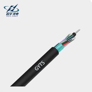 Vente directe usine – Câble à fibres optiques blindé GYTS/2-24 fibres, micro-câble <span class=keywords><strong>optique</strong></span> soufflé à l'air pour extérieur - Product Image 3
