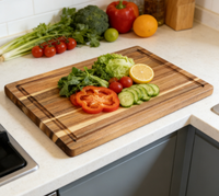 Planche à découper en bois de luxe, grande, finition super lisse, haute qualité, prix direct d'usine