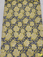 Tissu Jacquard Métallisé en Polyester 162 g/m² à Motif Floral pour Robe de Bureau, Matière de Couture, Brocart Tissé, Couleurs Personnalisées, Tissus Teints en Fil