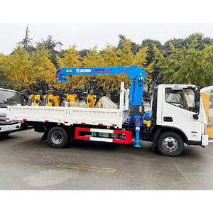 รถบรรทุก Foton 4x2 พร้อมเครน 3 ตัน 4 ตัน 5 ตัน เครนไฮดรอลิกแบบยืดหดได้ ติดตั้งบนรถบรรทุก เครนเคลื่อนที่สำหรับขาย - Product Image 5