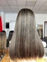 Perruque juive SHY, coupe dégradée, cheveux humains naturels, dessus en dentelle, marque privée, Sheitel, fourniture en gros, commande OEM ODM