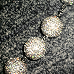 Passante diamante Tester D colore VVS Moissanite <span class=keywords><strong>rosario</strong></span> diamante <span class=keywords><strong>925</strong></span> <span class=keywords><strong>argento</strong></span> ghiacciato vergine maria 15mm catena a sfera con ciondolo a croce - Product Image 6