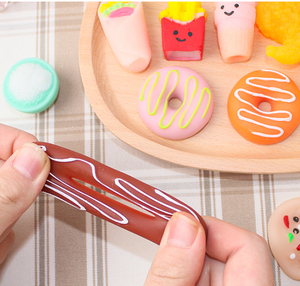 Juguete Sensorial Antiestrés Kawaii de Comida Rápida, Elástico y Blandito, con Forma de Donut, Hamburguesa y Mochi, Ideal como Recuerdo de Fiesta para Niños y Niñas - Product Image 2