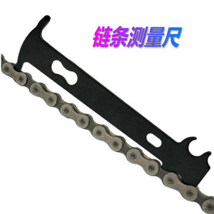 Chain <b>Measuring</b> Ruler 140.5mm Metal Chain Wear <b>Gauge</b> For Bicycle Mountain Bike <b>Tools</b> - Product Image 3