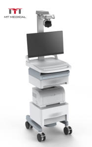 HQ MEDICAL Mobile Hospital Medical Cart con todo en uno Gabinete de computadora Montaje Dispositivo de grabación-Cast Carro de diagnóstico - Product Image 3
