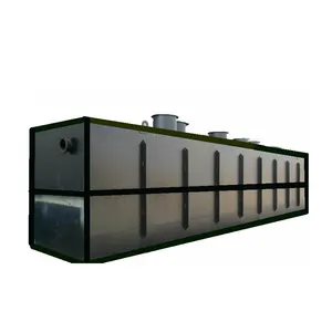 Skid gắn containerized di động dễ dàng cài đặt gói xử lý nước thải nhà máy xử lý