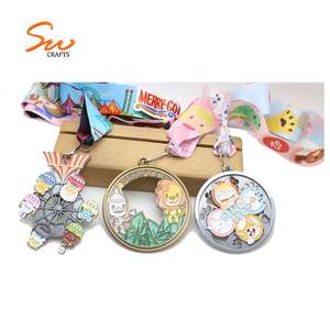 Médailles sportives Surewin en métal électro-plaqué, médailles de super-héros, musculation, grandes pièces de monnaie, récompenses de souvenir pour l'athlétisme - Product Image 3