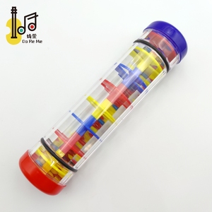 Belle qualité Rain Stick Instrument de musique Shaker à sable multicolore pour l'éducation des enfants - Product Image 1