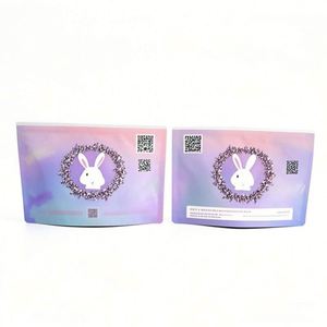 Custom Logo Child-Proof Resealable Mylar Pouch Durable Plastic Stand Exit Food Grade <b>Bag</b> for Cookies Chewing Gum Sushi Jelly - Product Image 4