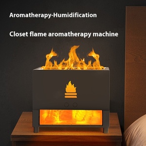 Xách tay USB LED đèn bàn với 5V ngọn lửa bầu không khí mô phỏng New tạo độ ẩm Aroma khuếch tán tường nhà bếp gỗ bóng râm phòng sử dụng - Product Image 2