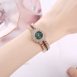 Emerald <strong>Set</strong> Sparkling Rhinestone <strong>Watch</strong> Star Sky Dial <strong>Watch</strong>+Eardrop+Chain 3pcs/<strong>set</strong> <strong>Watch</strong> Women's <strong>Set</strong> - Product Image 4