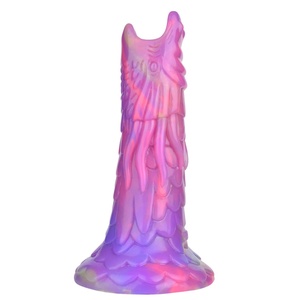 Jouet sexuel féminin lumineux en forme d'œuf de dragon, simulation de vagin, pour la pénétration vaginale, jouet intime pour le lit - Product Image 6