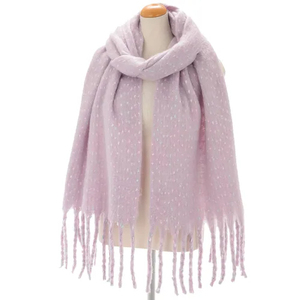 Bufanda de Moda Multicolor para Mujer, Otoño e Invierno, Venta al por Mayor, Logotipo Personalizado, Bufanda Gruesa de Diseñador - Product Image 6