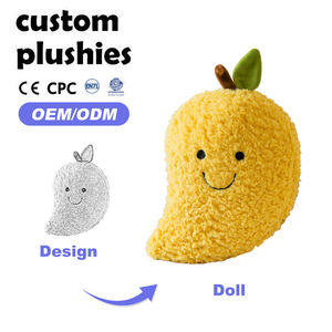 Đồ chơi nhồi bông trái cây siêu mềm mại, chất lượng cao, tùy chỉnh, gối thú nhồi bông trái cây có thể tháo rời - Product Image 2