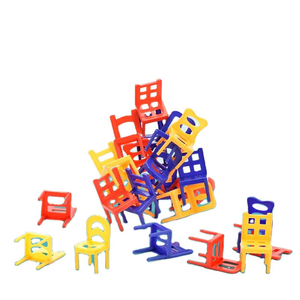 Chaise de <span class=keywords><strong>jeu</strong></span> pour enfants, <span class=keywords><strong>jeu</strong></span> d'équilibre, chaises empilables, jeux de société familiaux pour enfants, jouets créatifs, jouets éducatifs STEM - Product Image 1