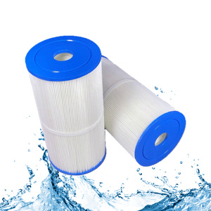Cartouche filtrante pour piscine et spa en matériau PP, accessoires de nettoyage de piscine pour la purification de l'eau et l'utilisation de spas. - Product Image 1