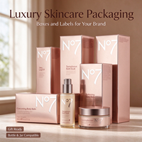 Boîtes cadeaux cosmétiques personnalisées mates de luxe et étiquettes de marque imprimées, emballage en carton pliable personnalisé pour flacon de soin de la peau, faible MOQ