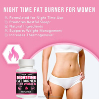 Yetişkinler İçin Gece Yağ Yakıcı İştah Kesici Kapsüller Beyaz Barbunya Yeşil Çay Ekstresi Garcinia Cambogia Bitkisel Kapsüller