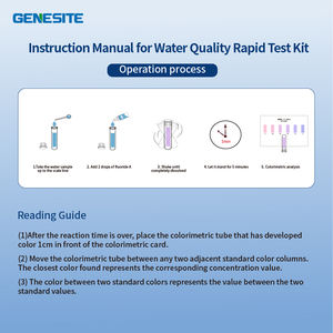कई क्षेत्रों में जल विश्लेषण के लिए उपयोगकर्ता के अनुकूल रैपिड फ्लोराइड आयन परीक्षण किट - Product Image 4