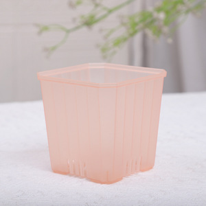 Maceta <span class=keywords><strong>de</strong></span> plantación para vivero interior <span class=keywords><strong>de</strong></span> diseño minimalista macetas <span class=keywords><strong>suculentas</strong></span> cuadradas pequeñas <span class=keywords><strong>de</strong></span> plástico transparentes multicolores - Product Image 6