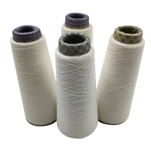 Fabricante de fio de cânhamo 55% cânhamo 45% algodão, misturas de fio em 30s, cânhamo de algodão orgânico