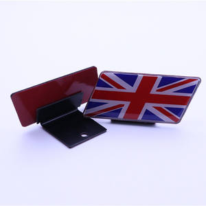 Banderas de Alemania, Estados Unidos, Reino Unido, Francia, Corea del Sur, Italia, España, Rusia, Emblema Central para Parrilla - Product Image 5