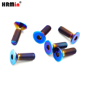 Hrmin Ti-6Al-4V Gr.5ไทเทเนียมอัลลอยเกรด10.9ใหม่6ชิ้นรุ่นใหม่พร้อมสกรูพวงมาลัย6ชิ้น - Product Image 1