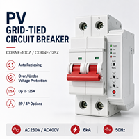 Interruptor Diferencial de Corriente Residual 6A-40A 230V 50Hz IP20 6kA 10mA 30mA Tipo AC Curva A B C Riel DIN