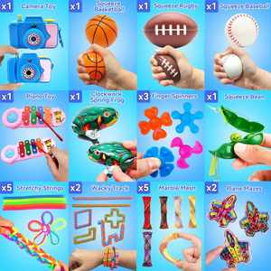 Ensemble de jouets sensoriels scintillants au crochet sur le thème d'Halloween 125pcs pour enfants et adultes-Nouveauté Nouveauté & Gag Toys - Product Image 4