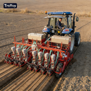 Semoir pneumatique de précision monté sur tracteur pour la plantation commerciale d'oignons, de carottes, de sorgho et de légumes - Product Image 1